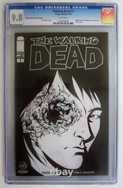 Walking Dead #1 Wizard World Des Moines CGC Graded 9.8 SS Color & Sketch Variant