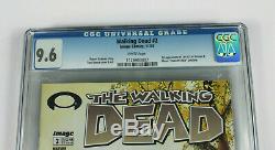 Walking Dead #2 1st Print CGC 9.6 White Pages Never Pressed Carl Lori Glenn