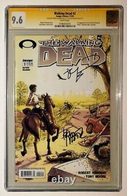 Walking Dead #2 (2003) SS-CGC 9.6 NM Signed 2x By Kirkman & Moore 1st Print