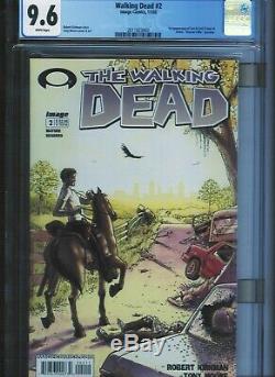 Walking Dead # 2 CGC 9.6 White Pages. UnRestored