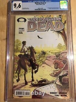 Walking Dead #2 CGC NM 9.6 1st Print, White Pages 1st Lori, Carl, Glenn