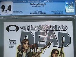 Walking Dead #3 CGC 9.4 WP Image Comics 2003 1st app Allen, Donna, Billy & Ben