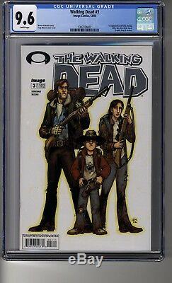 Walking Dead # 3 CGC 9.6 WHITE Pages First Andrea, Carol, Amy, Dale, Sophia