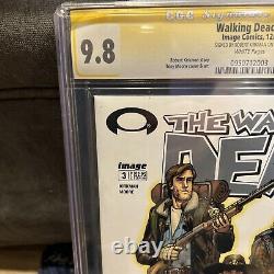 Walking Dead #3 CGC 9.8 Signed by Robert Kirkman
