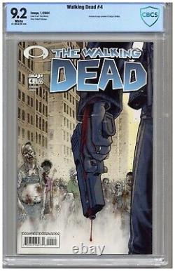 Walking Dead # 4 CBCS 9.2 NM- White pgs 1/2004 Includes 6-page preview