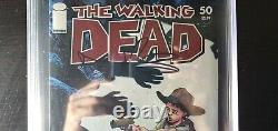Walking Dead #50 Signed Chandler Riggs, Norman Reedus & Sarah Wayne Callies