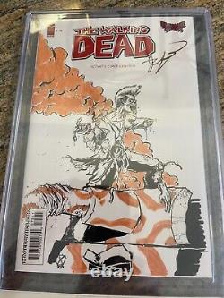 Walking Dead #75 CGC 9.8 sketches front & back Vincent Kukua and signed Kirkman