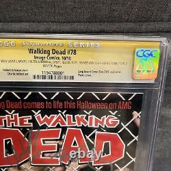 Walking Dead #78 CGC 9.8 Long Beach 2010 Comic Con SIGNED By Cast 9X (RARE)