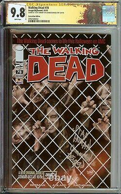 Walking Dead #78 CGC 9.8 Signed Stay Human by Chandler Riggs Exclusive Variant