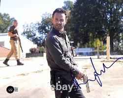 Walking Dead Andrew Lincoln Rick Grimes Signed 8x10 Photograph BAS
