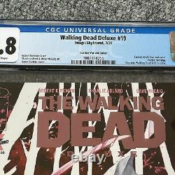 Walking Dead Deluxe #19 CGC 9.8 Darboe Purple Foil Comics Vault Live Exclusive