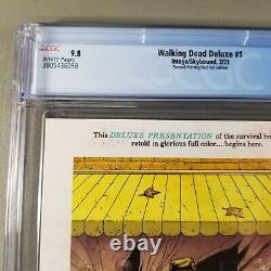 Walking Dead Deluxe #1 2nd Print Red Foil Sketch Edition Variant CGC 9.8 CVL