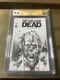 Walking Dead Deluxe #1 Blank Cover Signed And Sketched By Alex Riegel Cgc 9.4