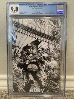Walking Dead Deluxe #1 Cgc 9.8 Red, Black, Gold, & B/w David Finch Variant