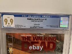 Walking Dead Deluxe #1 Gold Foil 9.8 & Red Foil 9.9