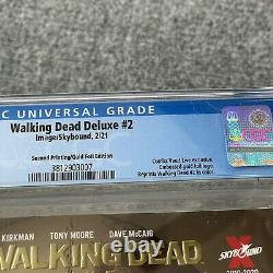 Walking Dead Deluxe #2 Glenn 9.9 Mint 2nd Print Gold Foil Clementine