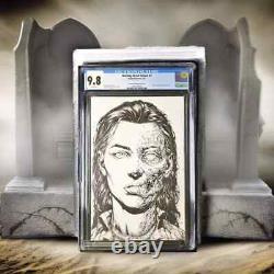 Walking Dead Deluxe #3 Second Printing/Sketch Cover CGC 9.8 (2021)