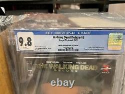 Walking Dead Deluxe #6 2nd Print Gold Foil Edition Variant CGC 9.8 CVL Exclusive