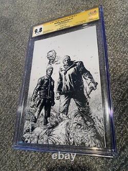 Walking Dead Deluxe 7 CGC 9.8 Signed Sketch Remark by DAVID FINCH rare KEY