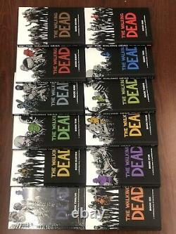 Walking Dead Hardcover Book Lot 1-12