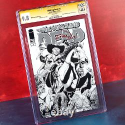 Walking Dead Image #1 CGC 9.8 SS Ethan Van Sciver Signed B&W Con Exclusive 2013