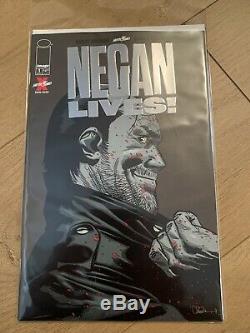 Walking Dead Negan Lives 1 Silver Edition Image Comics NM Near Mint
