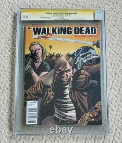 Walking Dead Official Magazine 18 CGC 9.4 SS Cohan Gurira Signed Maggie Michonne