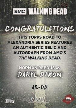 Walking Dead Road To Alexandria, Norman Reedus Daryl Autograph Relic Card #2/5