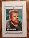 Walking Dead S4 Abraham Autograph Sketch Card By Acclaimed Artist Chris Meeks