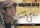 Walking Dead Season 1 Autograph Card A6 Steven Yeun As Glenn