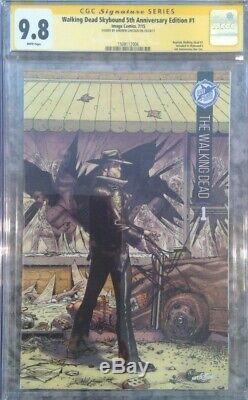 Walking Dead Skybound 5th Anniv #1 CGC 9.8 SS Signed Andrew Lincoln Rick RARE