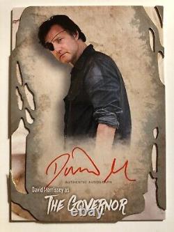 Walking Dead Survival Box Autograph Card Of David Morrissey As The Governor 1/1