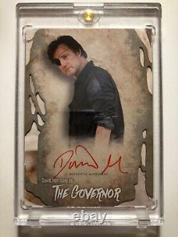 Walking Dead Survival Box Autograph Card Of David Morrissey As The Governor 1/1