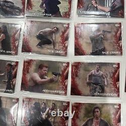 Walking Dead Survival Box Lot of 193 cards Includes short prints and subsets