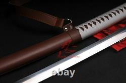Walking Dead Sword-Michonne's katana 9260 spring steel blade battle ready sword