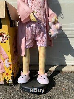 Walking Dead Teddy Bear Girl Life Size Tall Animatronic Spirit Halloween