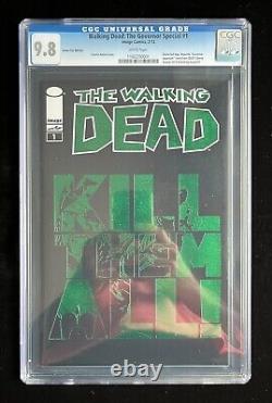 Walking Dead The Governor Special #1 CGC 9.8 (2013) ECCC Green Foil Variant