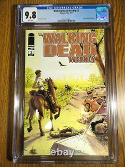 Walking Dead Weekly #2 Kirkman Moore CGC 9.8 NM/M Image Reprint AMC TV Movie