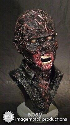 Walking Dead burned zombie 11 scale life size bust