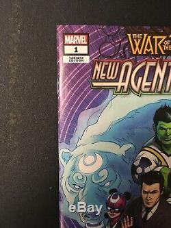 War of the Realms New Agents of Atlas 1 Zircher 150 Variant 1st Marvel