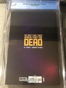 We Only Find Them When They're Dead #1 150 Frison Virgin Variant CGC 9.8 NM+/M