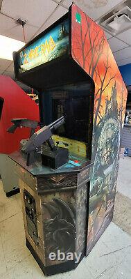ZOMBIE RAID Full Size Arcade Shooting Game WORKS! Walking Dead Zombie Game