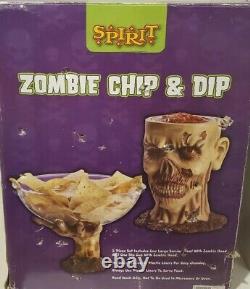 Zombie Chip Dip Bowl Halloween Party Prop For Serving Food Walking Dead Spirit