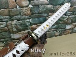1095 Acier Au Carbone Bracelets En Cuir Marcher Mort Michonne Sword Katana Replica
