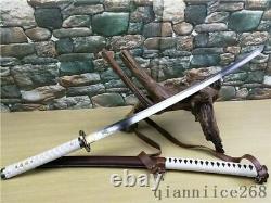 1095 Acier Au Carbone Bracelets En Cuir Marcher Mort Michonne Sword Katana Replica