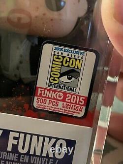 2015 Sdcc Funko Pop Freddy Funko #32 Comme Daryl Dixon Bloody Le 500 Pcs Vaulted