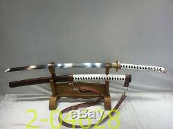 41inch Walking Dead Samurai Katana De L'épée-michonne 1095 Bataille Acier Prêt # 076