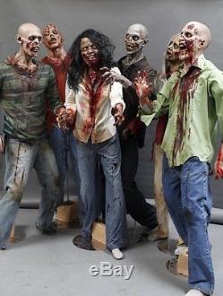 6 Horde De Zombies The Dead Dead House Maison Hantée Accessoires Et Décoration D'halloween