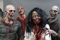 6 Horde De Zombies The Dead Dead House Maison Hantée Accessoires Et Décoration D'halloween