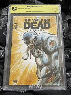 9.2 CBCS Walking Dead Deluxe 1 Couverture vierge ZOMBIE VENOM Sketch de Tone Rodriguez